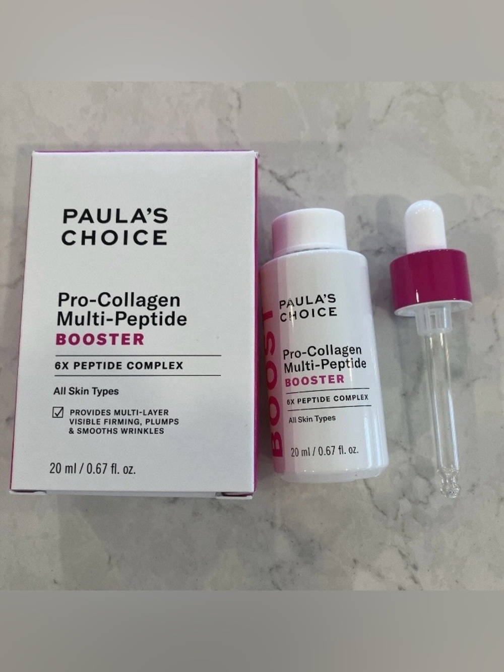PAULA’S CHOICE Pro-Collegan Multi-Peptide Booster 20 ml 0.7oz NEW